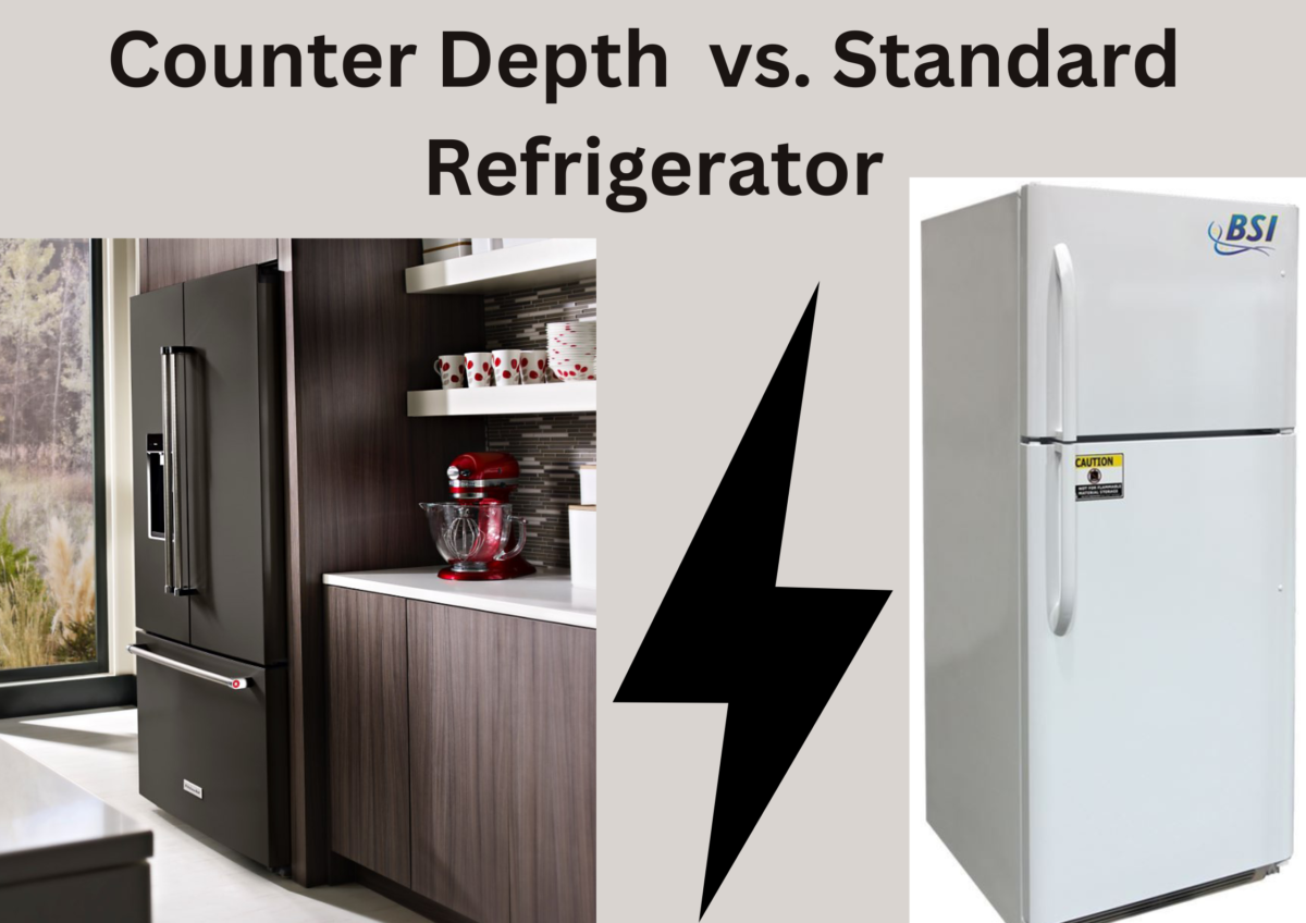 Counter Depth Refrigerator vs. Standard Refrigerator